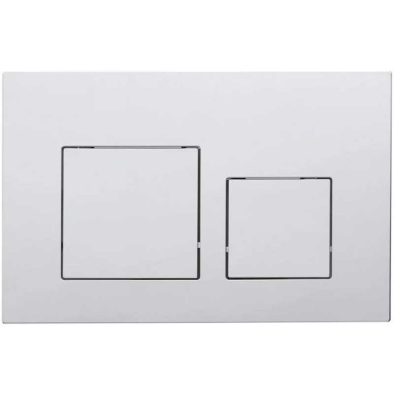 Кнопка смыва для унитаза Veconi Flush V4 пластик, цвет хром глянец