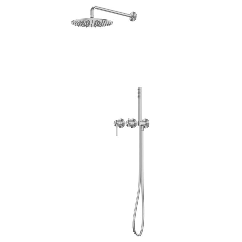 Душевой комплект Abber Wasser Kreis 316 AF8118BST С ВНУТРЕННЕЙ ЧАСТЬЮ, брашированная сталь