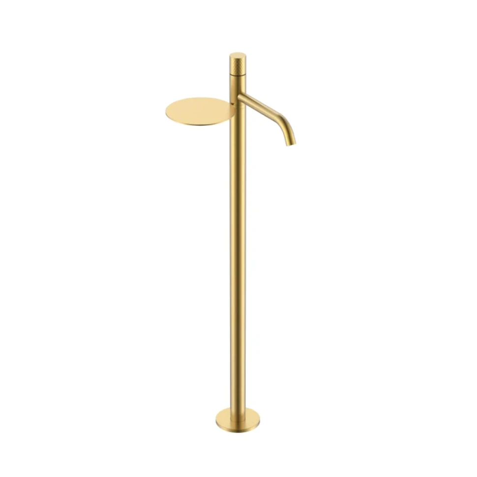 Напольный смеситель для раковины Boheme Stick 120-MG matt gold diamond