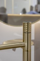 Напольный смеситель для раковины Boheme Stick 120-MG matt gold diamond Напольный смеситель для раковины Boheme Stick 120-MG matt gold diamond