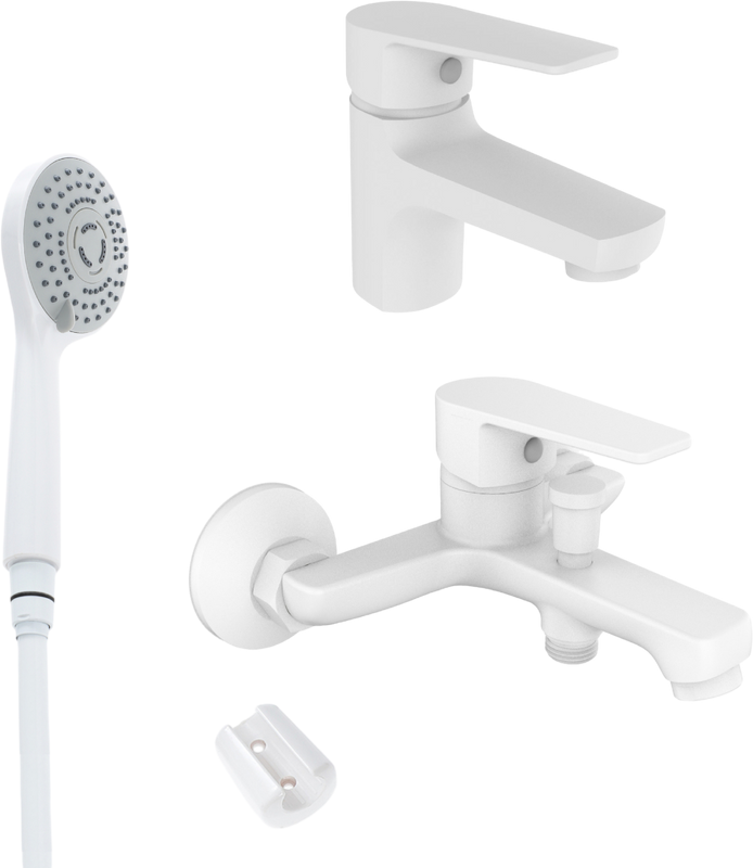 Душевой комплект Orange Loop Loop M26-311w белый