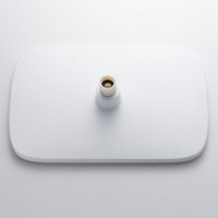 Душевая система / Тропический душ со смесителем встраиваемая Shevanik S4135C, белый