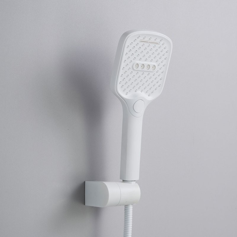 Душевая система / Тропический душ со смесителем встраиваемая Shevanik S4135C, белый