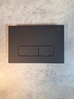 Кнопка смыва для унитаза AltroBagno Beni aggiuntivi AltroBagnoPFP002MB пластик, цвет матовый черный