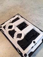 Кнопка смыва для унитаза AltroBagno Beni aggiuntivi AltroBagnoPFP002MB пластик, цвет матовый черный