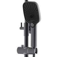 Душевая стойка AZARIO Lursy AZ-K2349GR серый графит