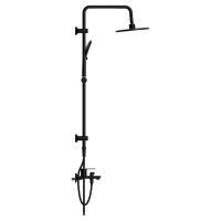 Душевая стойка Cersanit Вайб (Vibe) 68932 матовая черная