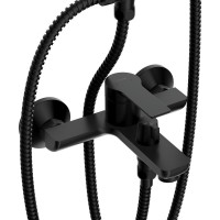 Душевая стойка Cersanit Вайб (Vibe) 68932 матовая черная