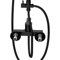 Душевая стойка Cersanit Вайб (Vibe) 68932 матовая черная