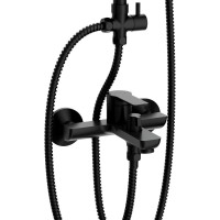 Душевая стойка Cersanit Вайб (Vibe) 68932 матовая черная