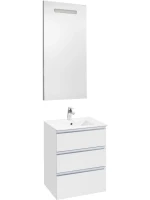 Тумба под раковину без столешницы Roca The Gap 60 3 ящика, белый глянец
