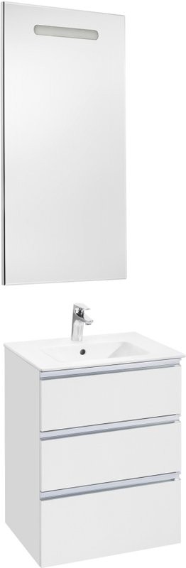 Тумба под раковину без столешницы Roca The Gap 60 3 ящика, белый глянец