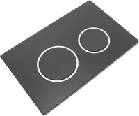 Инсталляция с кнопкой KUPÁLA Jado W02 цвет хром, крепление к полу и стене