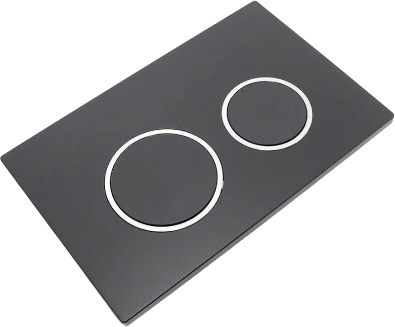 Инсталляция с кнопкой KUPÁLA Jado W02 цвет хром, крепление к полу и стене