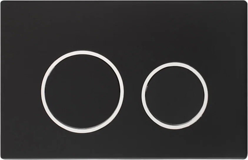 Инсталляция с кнопкой KUPÁLA Jado W02 цвет хром, крепление к полу и стене