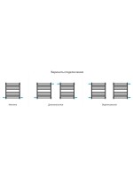 Полотенцесушитель водяной Сунержа Модус Pro 051-0450-6050 60x55 см, состаренная латунь, лесенка