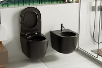 Биде подвесное Abber Bequem AC1150MB матовое черное