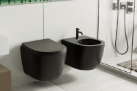 Биде подвесное Abber Bequem AC1150MB матовое черное