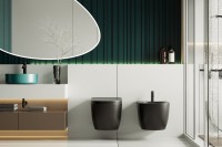 Биде подвесное Abber Bequem AC1150MB матовое черное