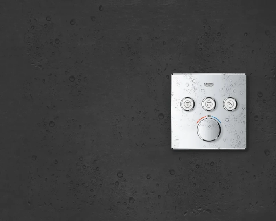 Термостатический смеситель встраиваемый Grohe Grohtherm SmartControl 29126000 для душа, хром