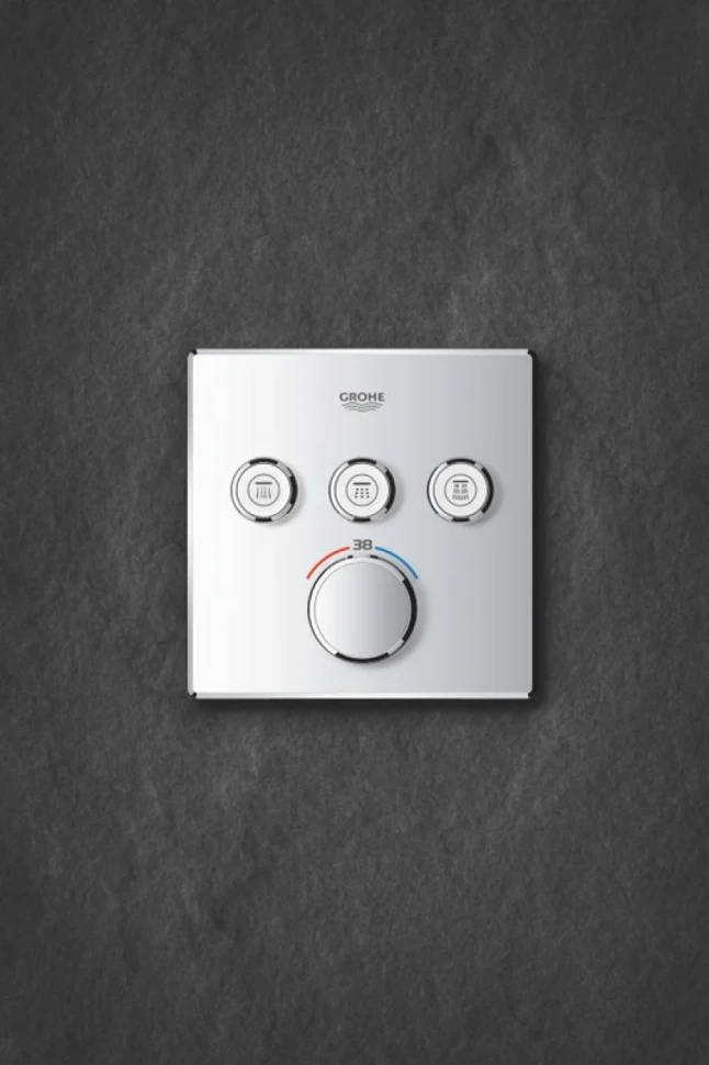 Термостатический смеситель встраиваемый Grohe Grohtherm SmartControl 29126000 для душа, хром