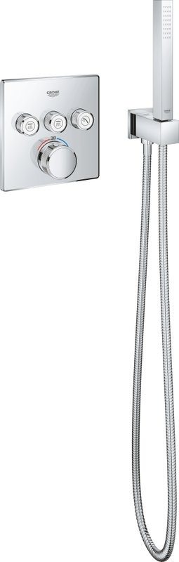 Термостатический смеситель встраиваемый Grohe Grohtherm SmartControl 29126000 для душа, хром
