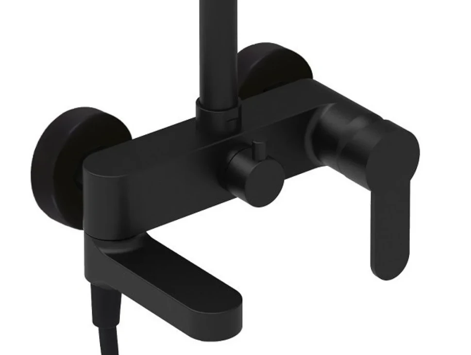 Комплект для ванной Paffoni Light KITZCOL632NO71 черный матовый