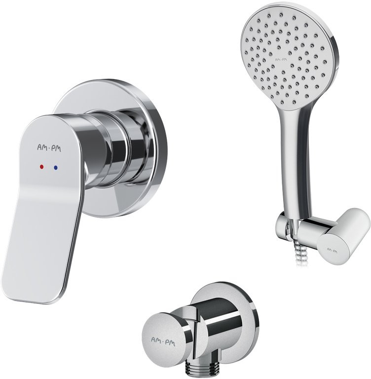 Душевой комплект AM.PM X-Joy FB85A2H000 С ВНУТРЕННЕЙ ЧАСТЬЮ, для душа