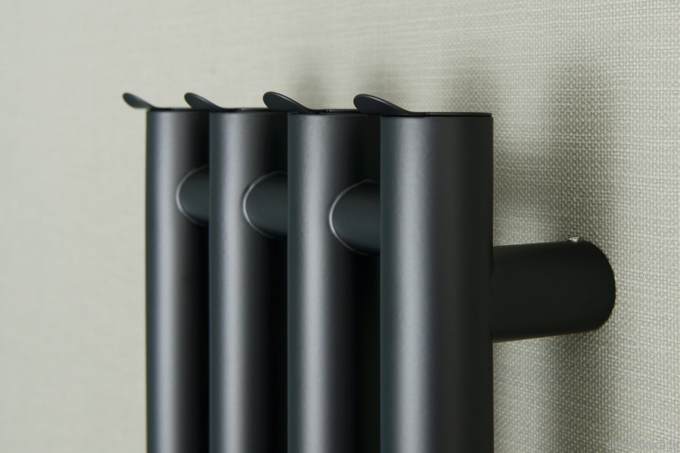 Полотенцесушитель электрический Сунержа Кантата 4.0 31-0885-1259 120x20 см, подключение справа, скрытое подключение справа, матовый черный, I-образный