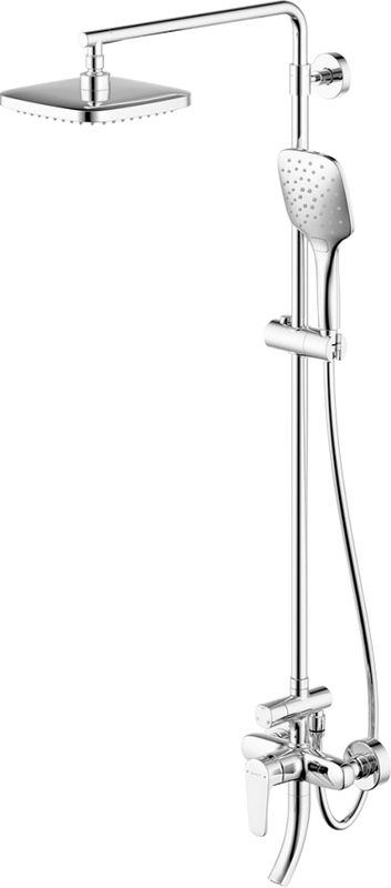 Душевая стойка Bravat Source F6173218CP-A-ENG хром