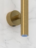 Полотенцесушитель электрический Сунержа Аскет 051-0850-1650 165x5 см, скрытое подключение, состаренная латунь, I-образный