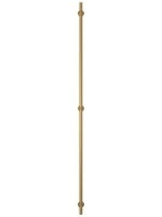 Полотенцесушитель электрический Сунержа Аскет 051-0850-1650 165x5 см, скрытое подключение, состаренная латунь, I-образный