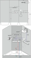 Душевой комплект Hansgrohe Raindance Select E 300 (3 jet) 26468000 + 27856000 + 26455000 + 15381000