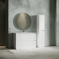 Тумба под раковину Sancos Libra Floor 120 белый глянец