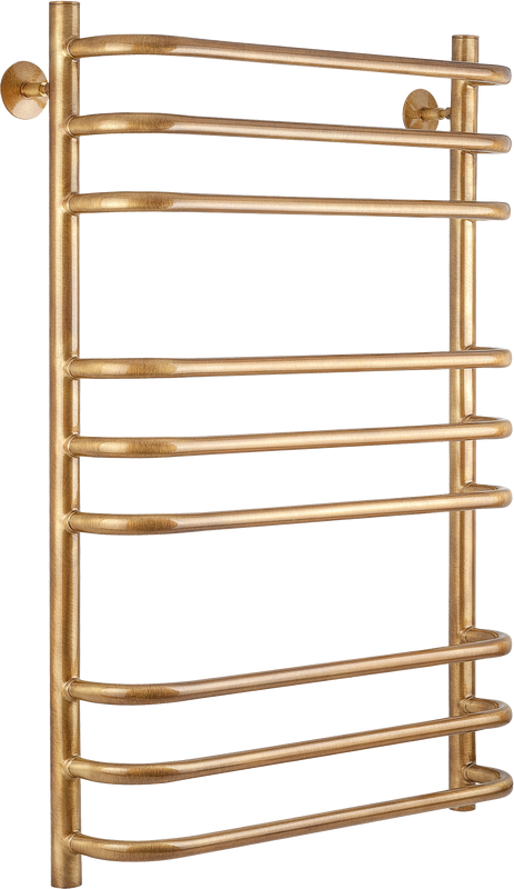 Полотенцесушитель водяной Secado Мерида 3 85x55 см, бронза, лесенка, латунь