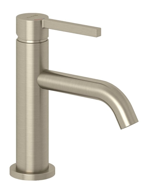 Смеситель для раковины Kludi Nova Fonte Pura 20289N515 с донным клапаном, брашированный никель PVD