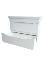 Тумба с раковиной Emmy Стоун 60 подвесная, раковина Como, белая