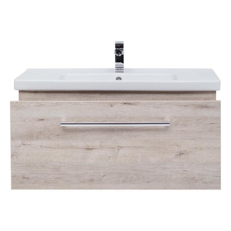 Тумба с раковиной Dreja Big Inn 80 подвесная, дуб кантри