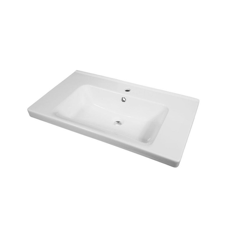 Тумба с раковиной Dreja Big Inn 80 подвесная, дуб кантри