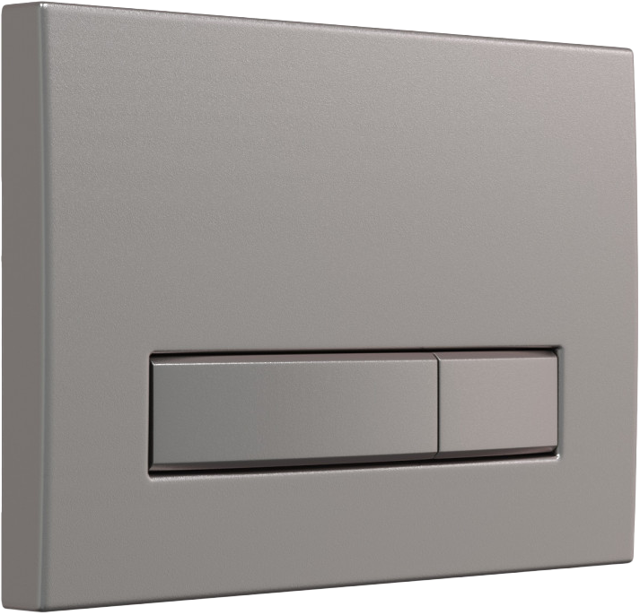 Кнопка смыва Berges Atom Line 049229 матовый никель