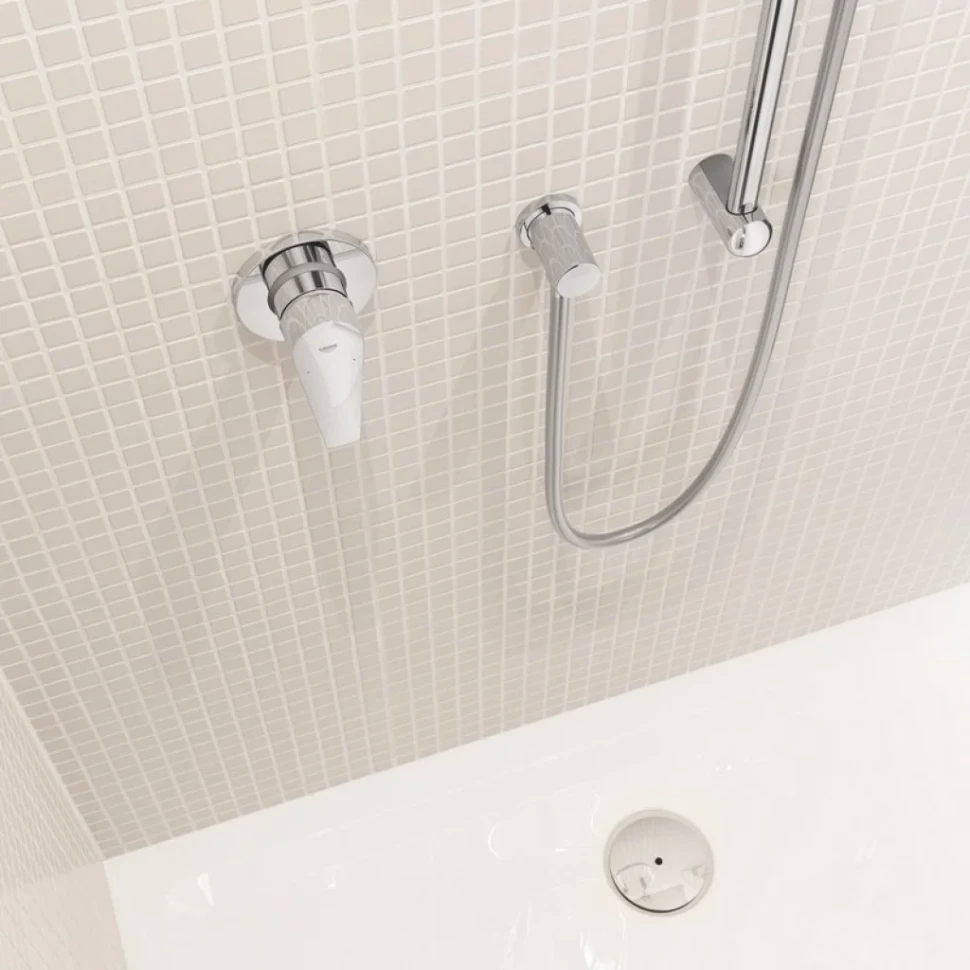 Встраиваемый смеситель для душа и ванны Grohe BauEdge 29040001 С ВНУТРЕННЕЙ ЧАСТЬЮ, хром
