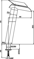 Смеситель для раковины Paini Morgana 73PW205LZLL