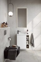 Тумба с раковиной Aqwella Alba 60 L, подвесная, дуб давос