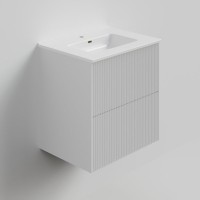 Тумба под раковину La Fenice TERRA Twin Bianco белая матовая 60 см