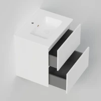 Тумба под раковину La Fenice TERRA Twin Bianco белая матовая 60 см