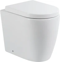 Унитаз приставной напольный BelBagno Marino BB105CBR безободковый, крышка BB105SC с микролифтом
