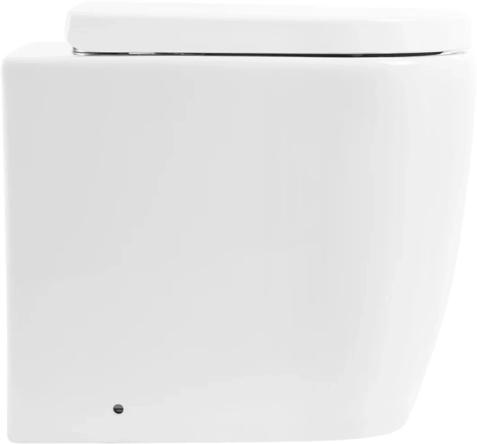 Унитаз приставной напольный BelBagno Marino BB105CBR безободковый, крышка BB105SC с микролифтом
