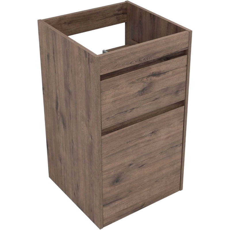 Тумба с раковиной Aquanet Токио 48 R напольная, дуб веллингтон, под стиральную машину