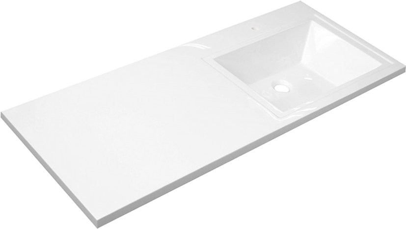 Тумба с раковиной Aquanet Токио 48 R напольная, дуб веллингтон, под стиральную машину