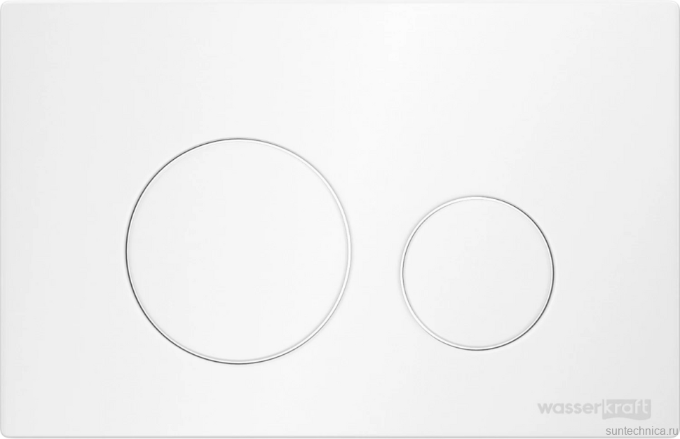 Система инсталляции для унитазов Wasserkraft Aller 10TLT.010.ME.WH02 с кнопкой смыва белой